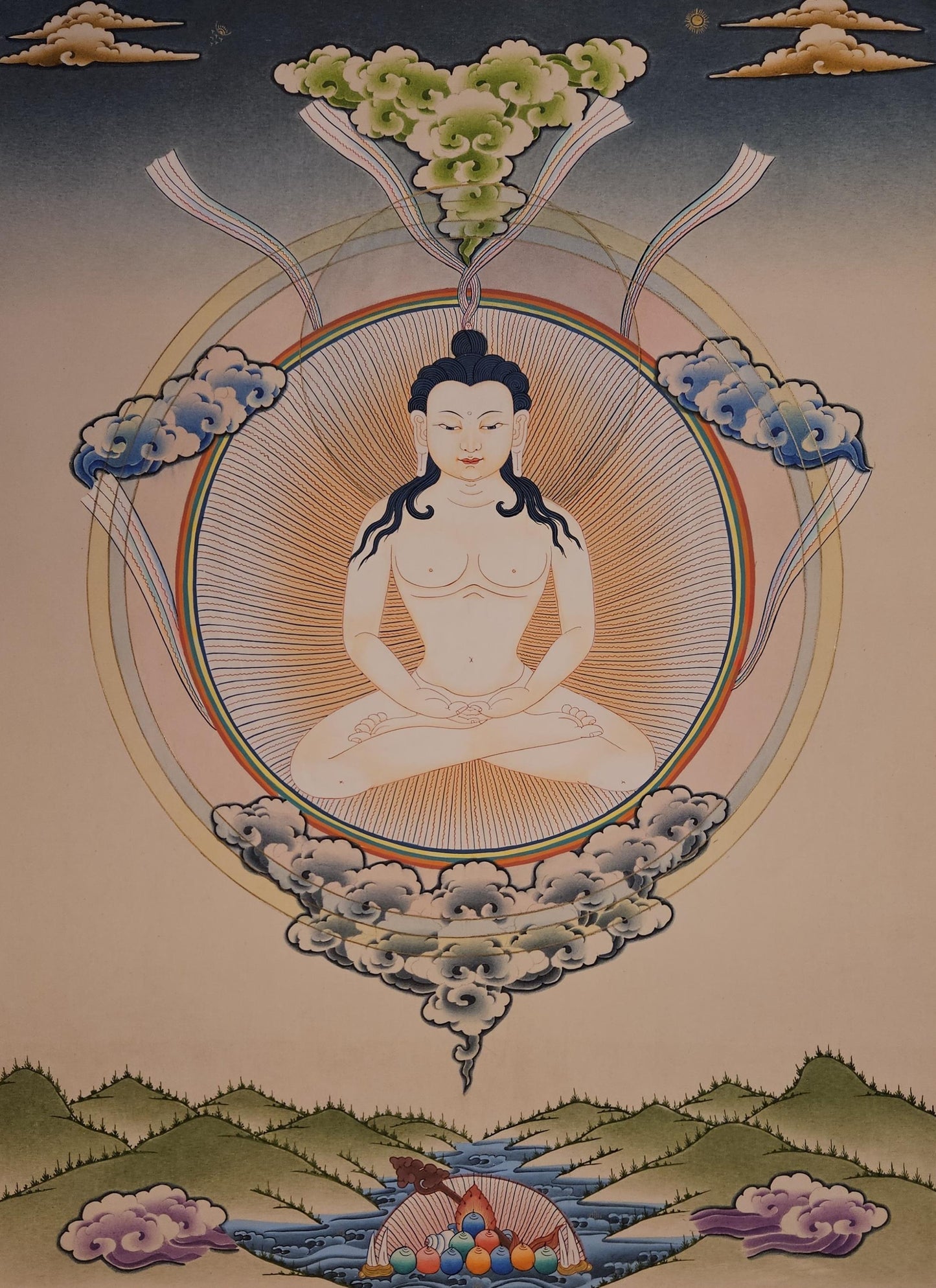 218. Tapihritsa Thangka (Thanka). Free Brocade / Free Shipping.