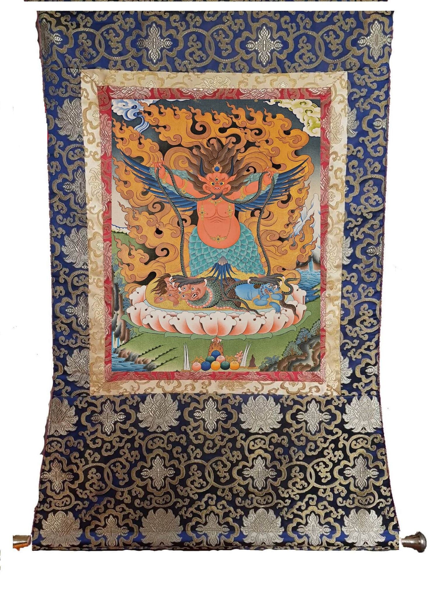 353. Garuda Thangka (Thanka). Free Brocade / Free Shipping.