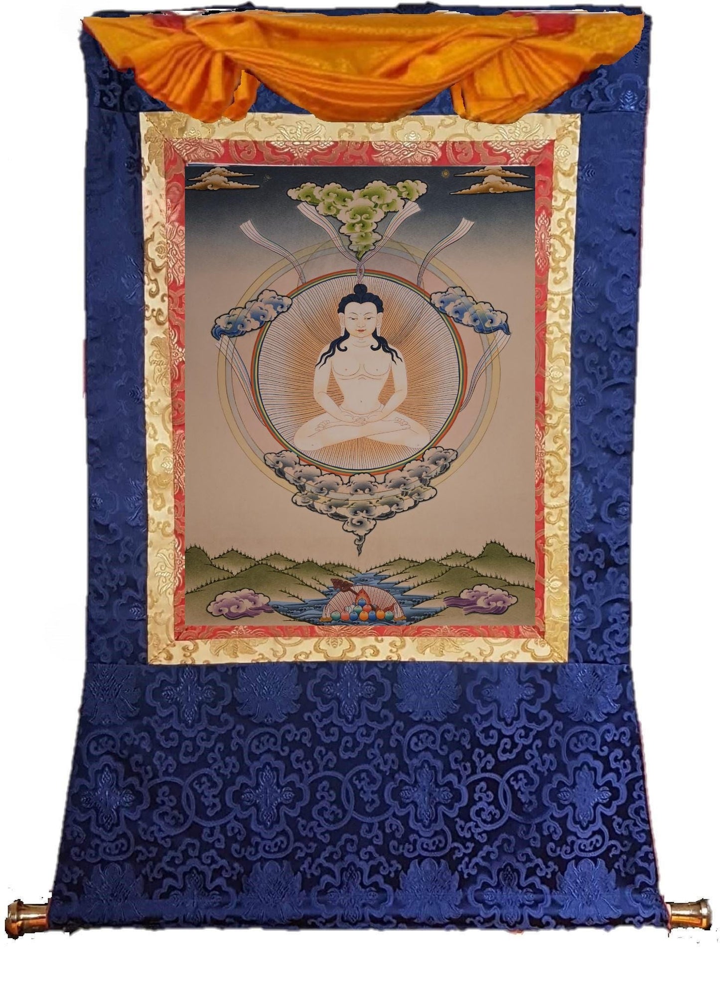 218. Tapihritsa Thangka (Thanka). Free Brocade / Free Shipping.