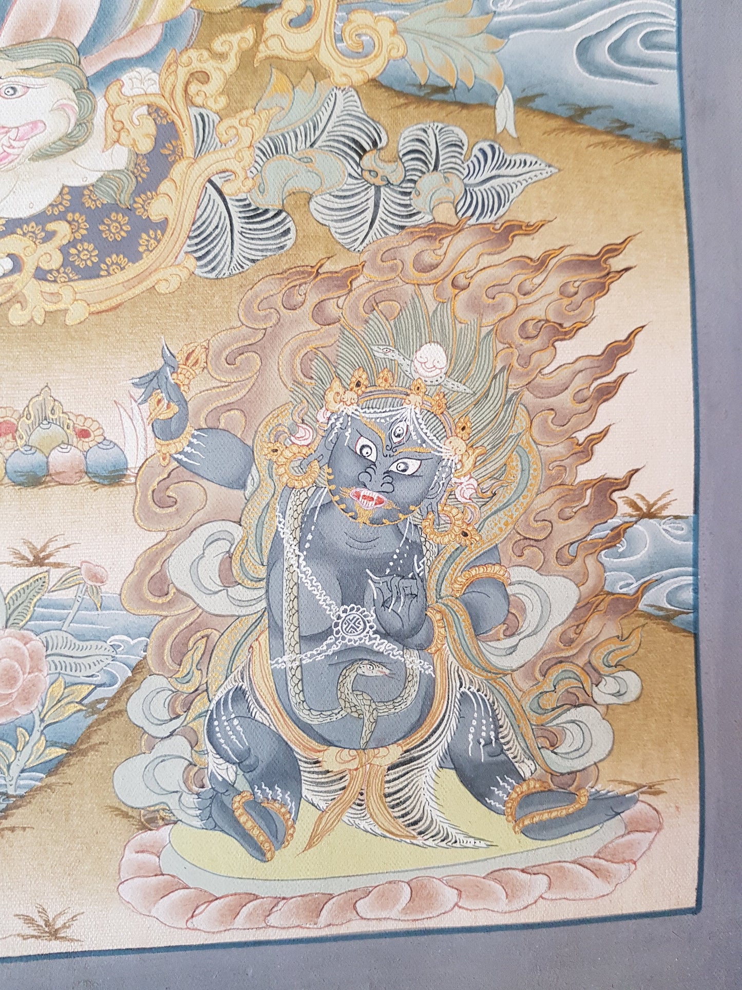 15. Chenrezig Thangka (Thanka). Free Brocade / Free Shipping.