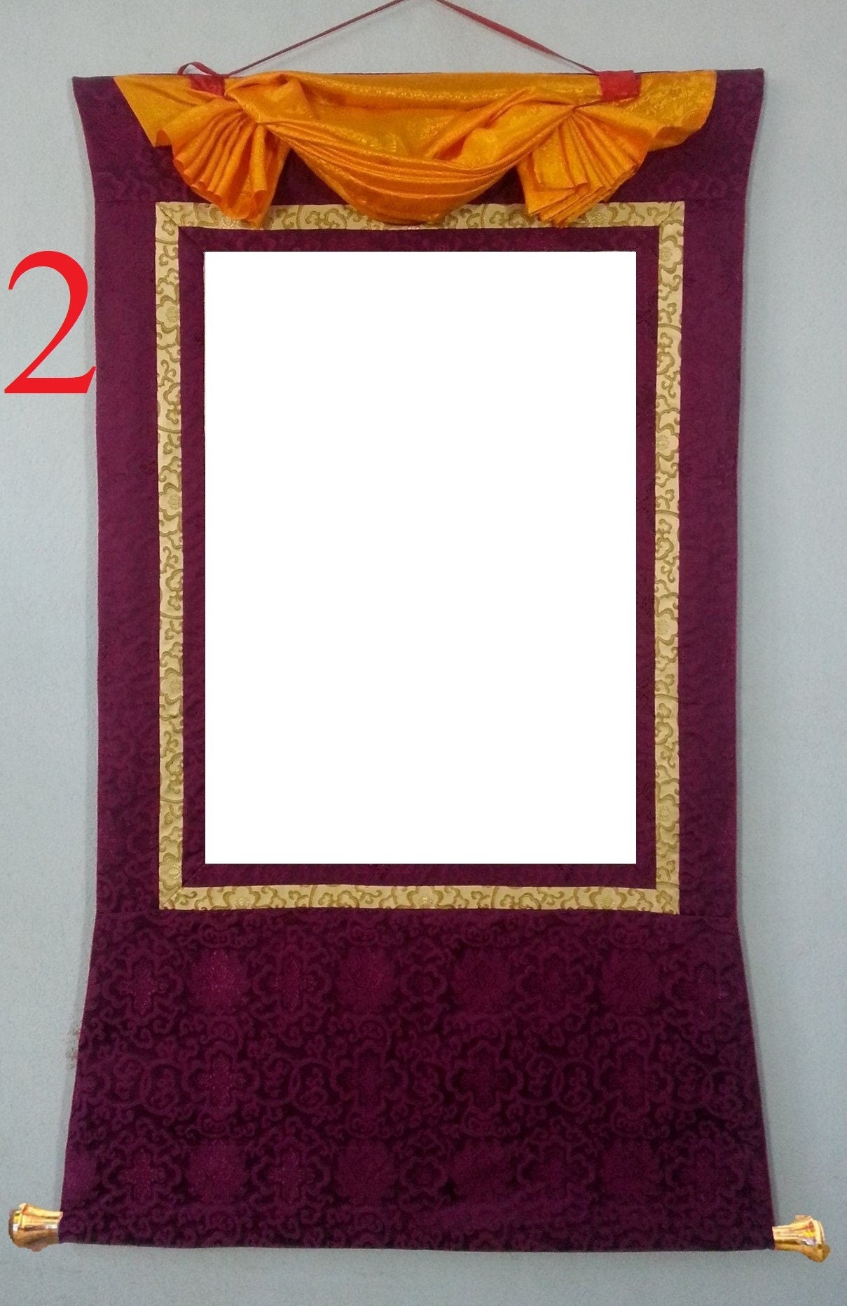 279. Yungdrung Bon Tradition Shenlha Okar Shiwa Okar (Thanka) Thangka. Free Shipping.