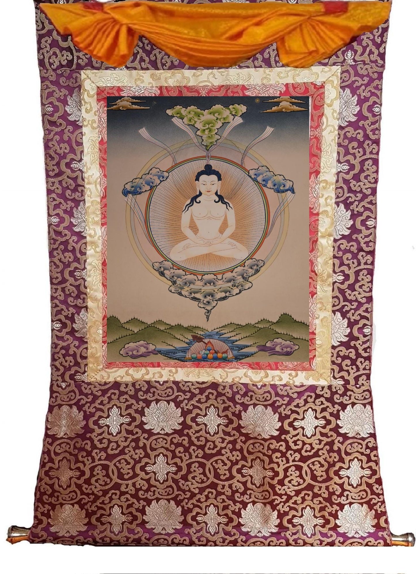 218. Tapihritsa Thangka (Thanka). Free Brocade / Free Shipping.