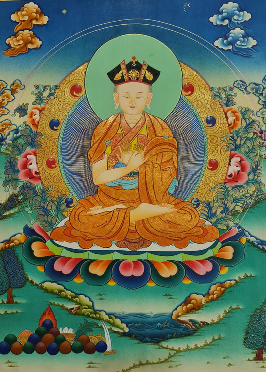 251. The 8th Karmapa Mikyo Dorje. Free Brocade / Free Shipping.
