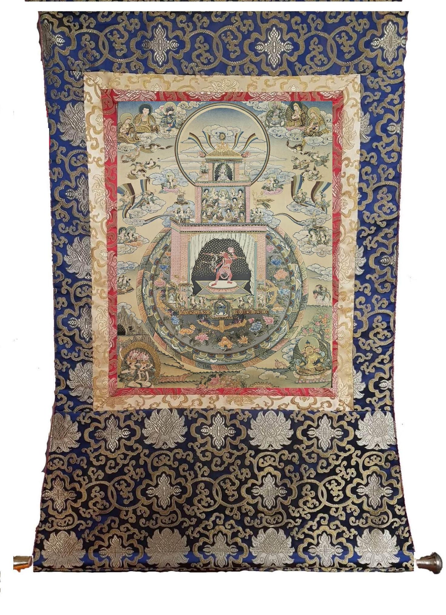 372. Vajrayogini Mandala Thangka (Thanka). Free Brocade / Free Shipping.