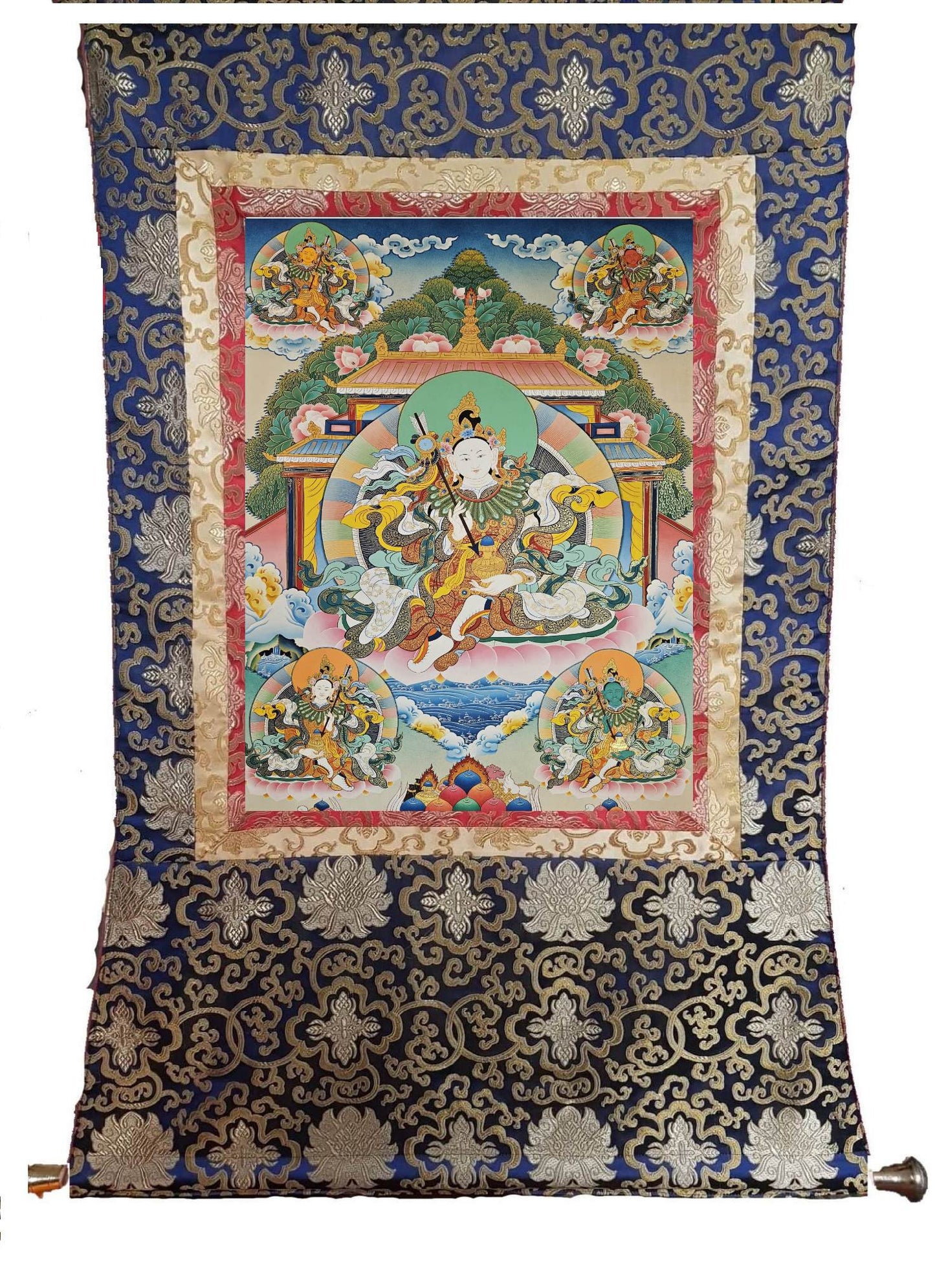 350. Dorje Yudronma Thangka (Thanka).  Free Brocade / Free Shipping.