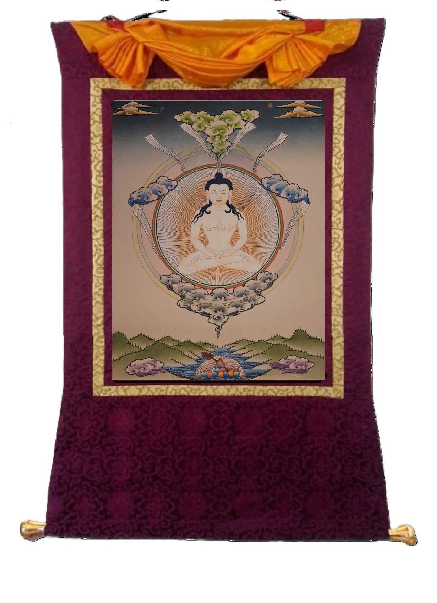 218. Tapihritsa Thangka (Thanka). Free Brocade / Free Shipping.