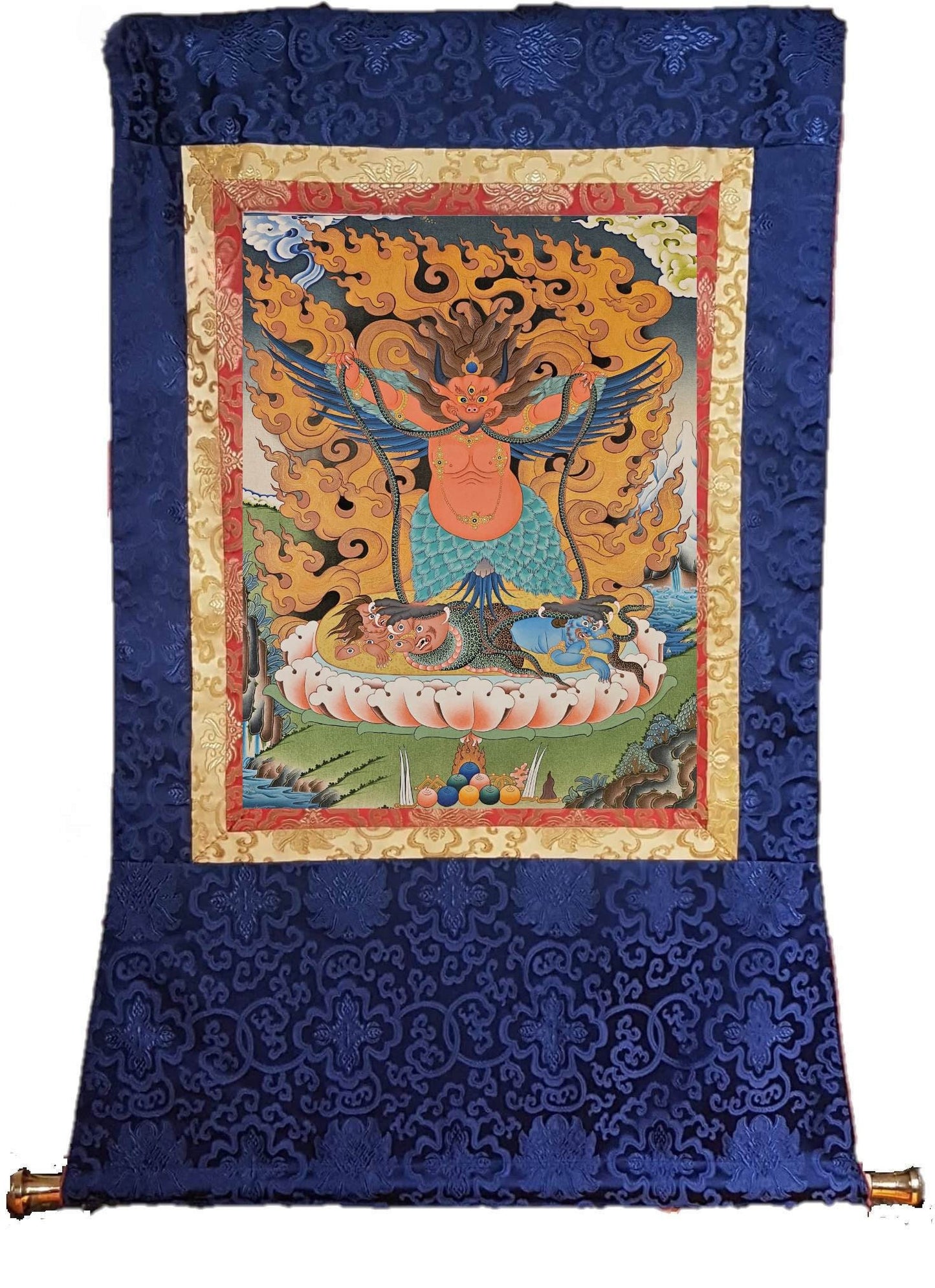 353. Garuda Thangka (Thanka). Free Brocade / Free Shipping.